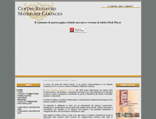 Tablet Screenshot of centrorestaurocarta.com